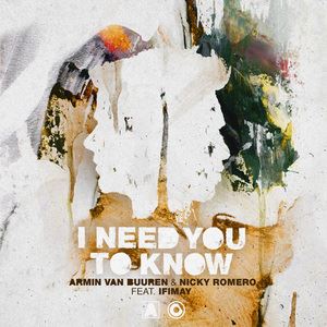 Armin van Buuren《I Need You To Know》歌词歌曲LRC下载